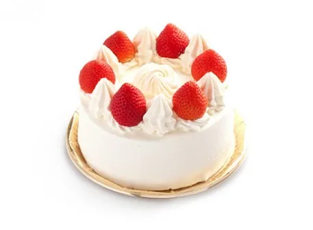 ★生クリームいちごかざり 5号,6号,7号(白いスポンジ)