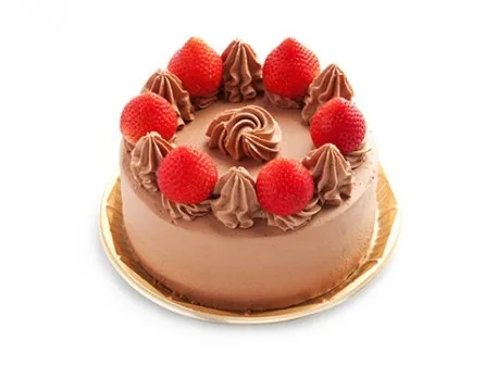 ★チョコ生クリームいちごかざり 5号,6号,7号(白いスポンジ)
